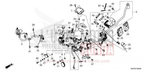 WIRE HARNESS CB500FAK de 2019